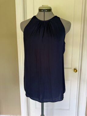 Old Navy Sleeveless Navy Silky Women's Top